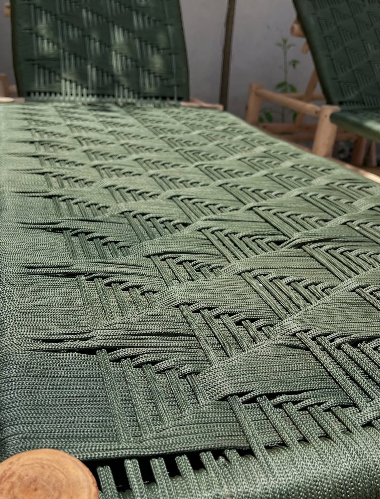 Transats solaire en bois traditionnel marocain